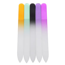 Professional 5Pcs Glass Nail Files Polishing Tools Spraycolor Glass Files Manicure Tool