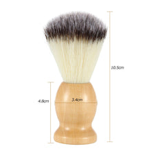 Professional Razor Facial Brush Nylon Shaving Brush with Wood Handle for Beard Face Cleaning Tools Shaving Brush