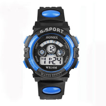 Promotional Gifts Waterproof Children Boy Digital LED Quartz Alarm Date Sports Wristwatch for Cool Teenagers