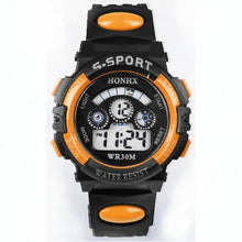 Promotional Gifts Waterproof Children Boy Digital LED Quartz Alarm Date Sports Wristwatch for Cool Teenagers
