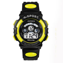 Promotional Gifts Waterproof Children Boy Digital LED Quartz Alarm Date Sports Wristwatch for Cool Teenagers