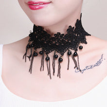 Punk Lace Choker Unique Wide Body Chains Women Hollow Out Gothic Necklace Multilayer Chain Elegant Party Jewelry Accessories