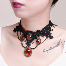 Punk Lace Choker Unique Wide Body Chains Women Hollow Out Gothic Necklace Multilayer Chain Elegant Party Jewelry Accessories