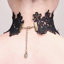 Punk Lace Choker Unique Wide Body Chains Women Hollow Out Gothic Necklace Multilayer Chain Elegant Party Jewelry Accessories