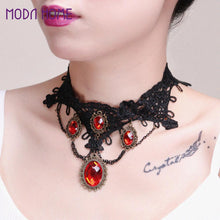 Punk Lace Choker Unique Wide Body Chains Women Hollow Out Gothic Necklace Multilayer Chain Elegant Party Jewelry Accessories