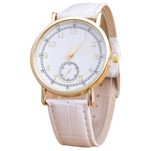Relojes Mujer Digital Pattern Leather Band Analog Quartz Vogue Wrist Watches