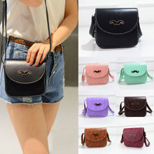 Retro Women Crossbody Bags Beard PU Leather Shoulder Messenger Bag Small Handbag Satchel Women Tote Bag Bolsa