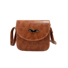 Retro Women Crossbody Bags Beard PU Leather Shoulder Messenger Bag Small Handbag Satchel Women Tote Bag Bolsa