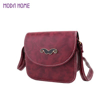 Retro Women Crossbody Bags Beard PU Leather Shoulder Messenger Bag Small Handbag Satchel Women Tote Bag Bolsa
