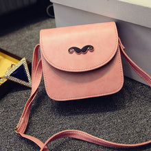 Retro Women Crossbody Bags Beard PU Leather Shoulder Messenger Bag Small Handbag Satchel Women Tote Bag Bolsa