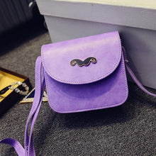 Retro Women Crossbody Bags Beard PU Leather Shoulder Messenger Bag Small Handbag Satchel Women Tote Bag Bolsa
