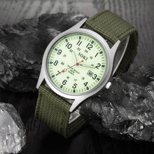 Fashion Sport Outdoor Men's Date Quartz Analog Wrist Watch Military Sports Nylon Strap Unisex Army Style Watch Homme Reloj