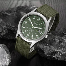 Fashion Sport Outdoor Men's Date Quartz Analog Wrist Watch Military Sports Nylon Strap Unisex Army Style Watch Homme Reloj