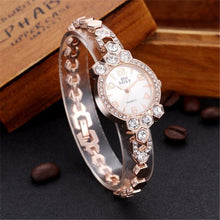 Brand Women Bracelet Watch Women Lady Fashion Alloy Wrist Watches Women Rhinestone Dress Watches Fashion Gift Quartz Watch