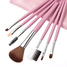 7pc Cosmetics Makeup Brushes Tools Eye Eyebrow Shadow Powder Lipsticks Make up Kit Gift Bag