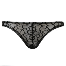 Sexy Lace Mens Thongs And G Strings Jockstrap Gay Tangas Sheer Mesh Pouch Low Rise Men's Underwear Erotic Mens Thong