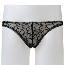 Sexy Lace Mens Thongs And G Strings Jockstrap Gay Tangas Sheer Mesh Pouch Low Rise Men's Underwear Erotic Mens Thong
