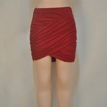 Sexy Pencil Skirts Womens Front Cross Fold Mini Skirt High Waist Skirt Pleated Wrap Jupe Femme Clubwear Saia