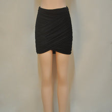 Sexy Pencil Skirts Womens Front Cross Fold Mini Skirt High Waist Skirt Pleated Wrap Jupe Femme Clubwear Saia