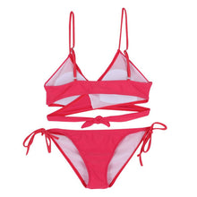 Sexy Women's Bandage Set Push-up Padded Bra Swimsuit Bathing Swimwear