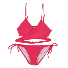 Sexy Women's Bandage Set Push-up Padded Bra Swimsuit Bathing Swimwear