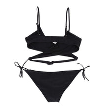 Sexy Women's Bandage Set Push-up Padded Bra Swimsuit Bathing Swimwear