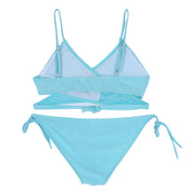 Sexy Women's Bandage Set Push-up Padded Bra Swimsuit Bathing Swimwear