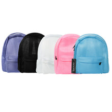 Simple Fashion Men Women Mesh Backpack Solid See-Through Zipper Small Bag Casual Speedy Bag Portable Travel Bag Rugzak Vrouwen