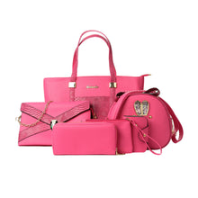 Snake Print PU Leather Women Bag Handbag 6Pcs Snakeskin Zipper Women Messenger Bags Famous Brands Crossbody Shoulder Bag Bolsa