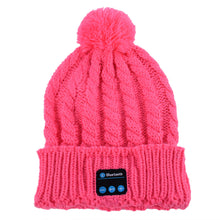 Soft Warm Beanies Hats for Women Wireless Bluetooth Smart Caps Headphone Headset Speaker Mic