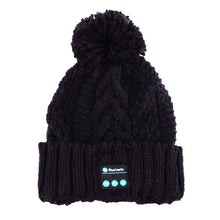 Soft Warm Beanies Hats for Women Wireless Bluetooth Smart Caps Headphone Headset Speaker Mic