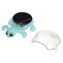 Solar Kids Toys Cute Mini Tortoise Crystal Solar Powered Energy Tortoise Insect Educational Solar Toys for Children