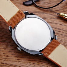 Sport Watches Men Luxury Brand Canvas Strap Men 3Bar Waterpoof Wristwatches ClockQuartz Watch Relogio Masculino
