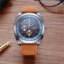 Sport Watches Men Luxury Brand Canvas Strap Men 3Bar Waterpoof Wristwatches ClockQuartz Watch Relogio Masculino