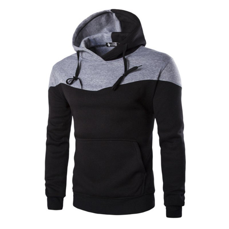 Hoodies Men Sudaderas Hombre Hip Hop Mens Hoodie Decorative Pocket Patchwork Sweatshirts Tracksuit
