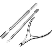 Steel Nail Cuticle Spoon Pusher Remover Cutter Nipper Clipper Set+Nail Art Image Stamp Stamping Plates+Stamping Stamp Tools