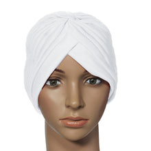 Stretchy Turban Head Wrap Hats Band Sleep Hat Chemo Bandana Hijab Pleated Indian Cap