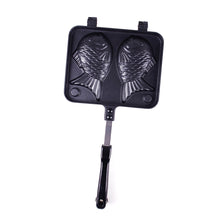Taiyaki Japanese Fish-Shaped Waffle Pan Maker 2 Cast Home Cooking Food Bar Tool42033