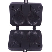 Taiyaki Japanese Fish-Shaped Waffle Pan Maker 2 Cast Home Cooking Food Bar Tool42033