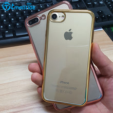 Tmalltice Ultra-thin TPU Soft Plating Phone Cover for iPhone 7 Case 7 Plus Cases