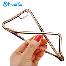 Tmalltice Ultra-thin TPU Soft Plating Phone Cover for iPhone 7 Case 7 Plus Cases