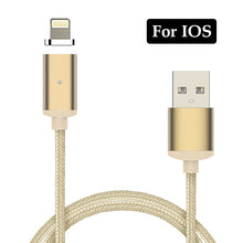 Tmalltide 2.4A Micro USB Magnetic Charger Cable for iPhone 7 6S Plus Adapter Fast Charging for Lighting Cables For Samsung Cable
