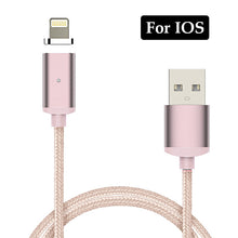 Tmalltide 2.4A Micro USB Magnetic Charger Cable for iPhone 7 6S Plus Adapter Fast Charging for Lighting Cables For Samsung Cable