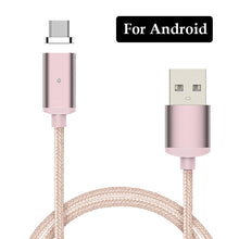 Tmalltide 2.4A Micro USB Magnetic Charger Cable for iPhone 7 6S Plus Adapter Fast Charging for Lighting Cables For Samsung Cable