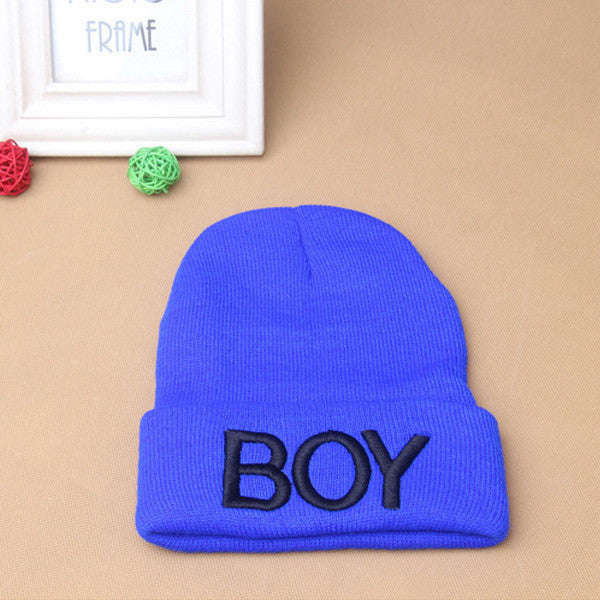 Toddler Baby Girl Boy BOY Skull Hat Warm Beanie Caps Woolen Ski Hats