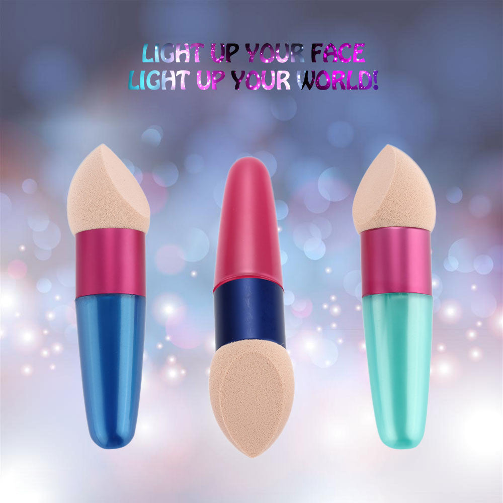 Top Selling Makeup Sponge Powder Puff Blender Cosmetic Makeup Brush Liquid Cream Foundation Sponge Facial Puff Randomcolor