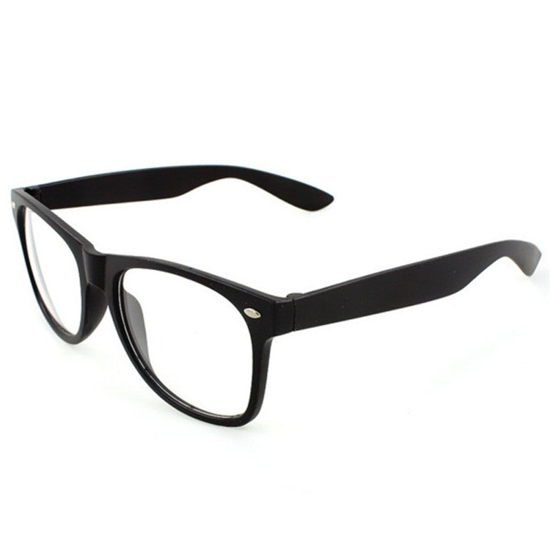 Unisex Eyewear Frames Clear Lens Nerd Glasses Square Frame Men's Women's Trendy Accessories