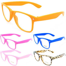 Unisex Eyewear Frames Clear Lens Nerd Glasses Square Frame Men's Women's Trendy Accessories