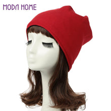 Unisex Fleece Women Piles Cap Cover Headgear Warm Beanies Casual Solid Hat Hip-hop Skullies girls Gorros women Beanies
