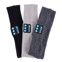 Unisex Soft Warm Wireless Bluetooth Smart Beanies Hats for Women Men Caps Headset Speaker Mic
